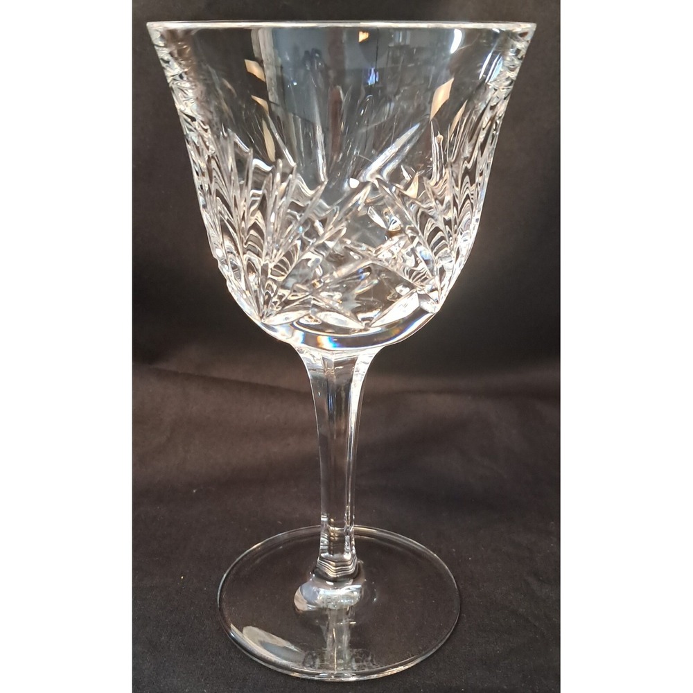 Vintage Gorham Cherrywood Clear Crystal Water Goblet, 5 5/8 tall, 3" dia.